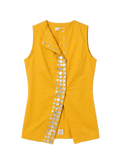 SHELL VEST MUSTARD YELLOW 001