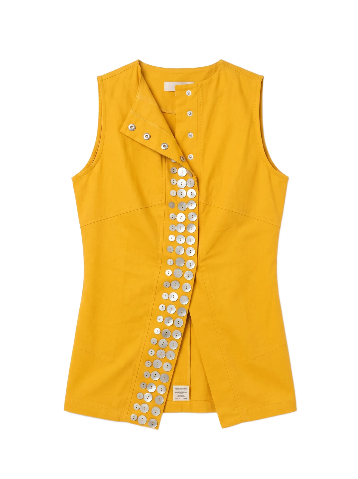 SHELL VEST MUSTARD YELLOW 001
