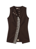SHELL VEST BROWN 001