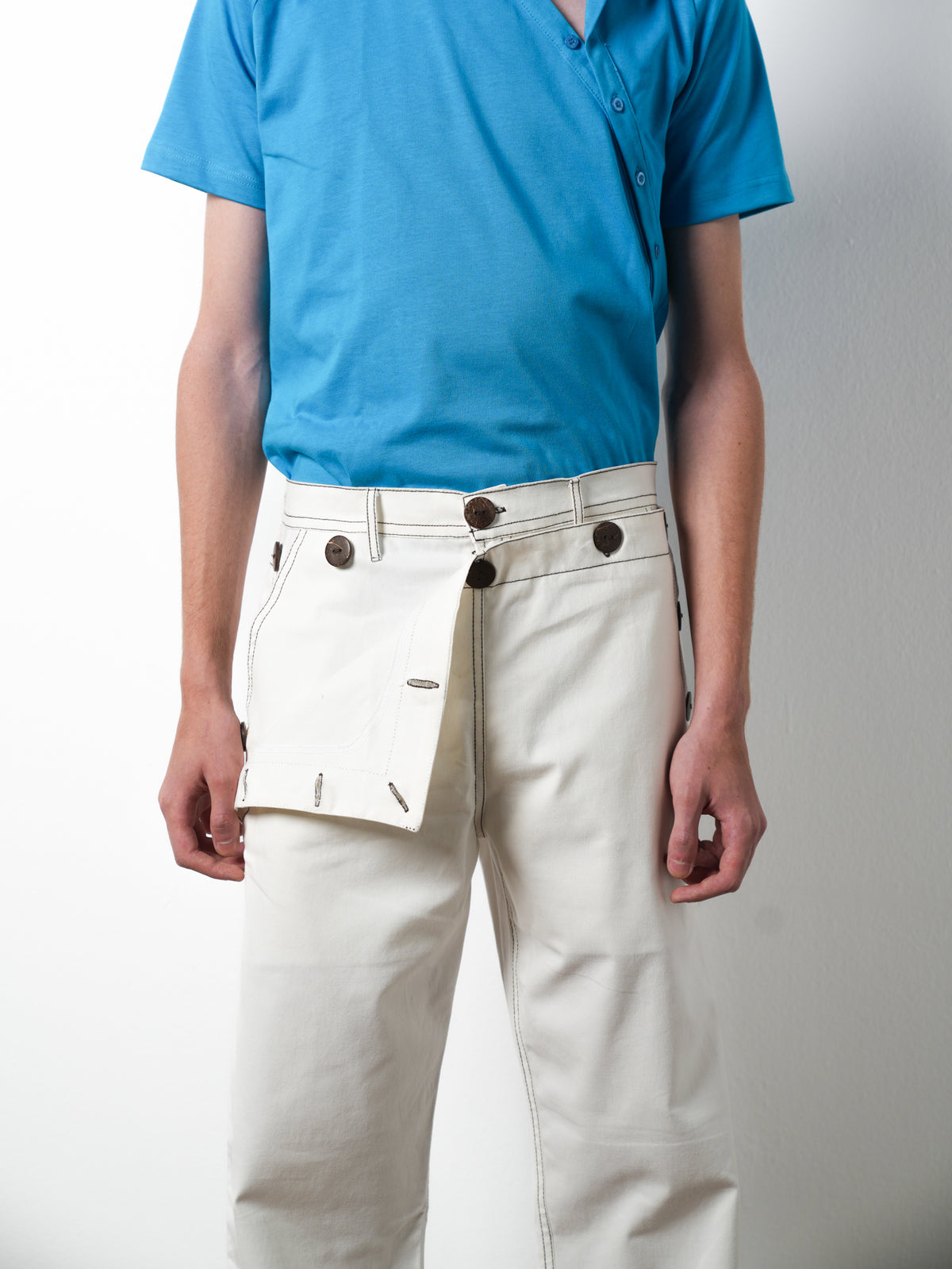 FLARE PANTS OFF WHITE 001
