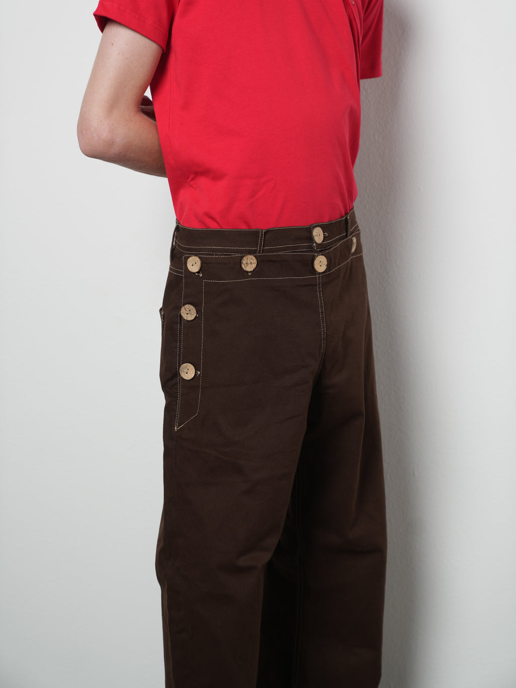 FLARE PANTS BROWN 001