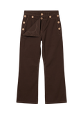 FLARE PANTS BROWN 001