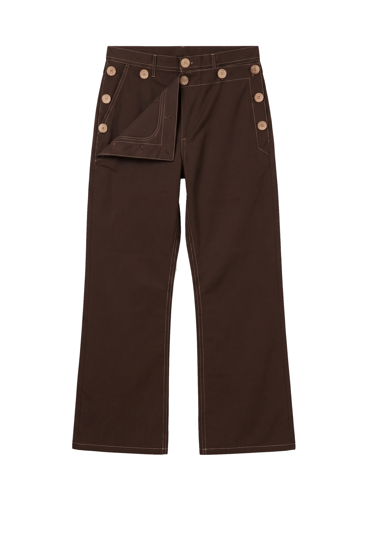 FLARE PANTS BROWN 001