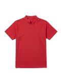 OPEN COLLAR TEE RED 001