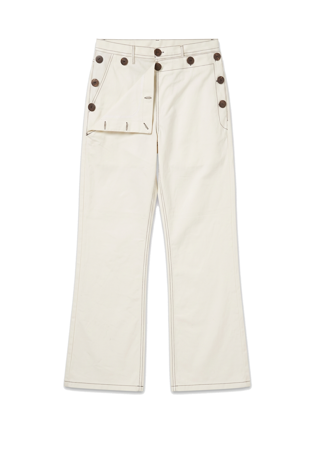 FLARE PANTS OFF WHITE 001