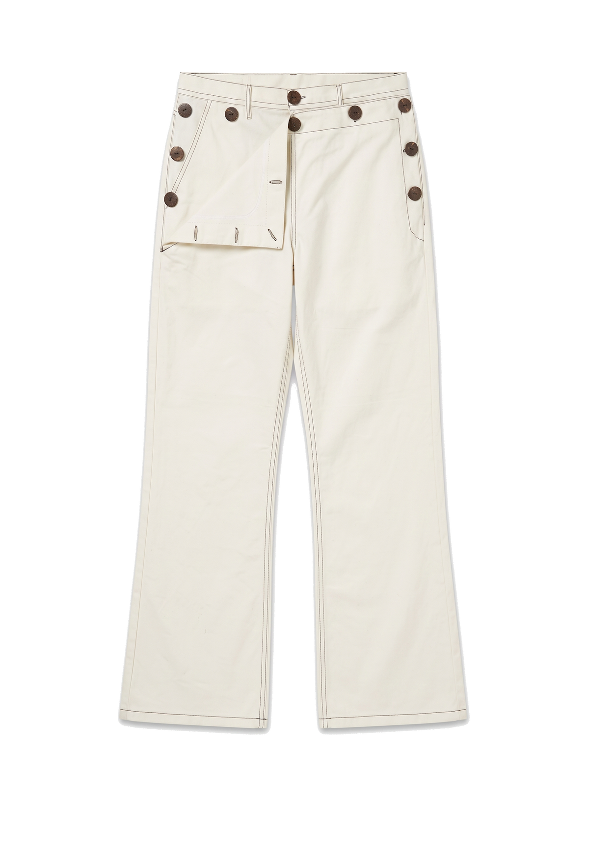 FLARE PANTS OFF WHITE 001